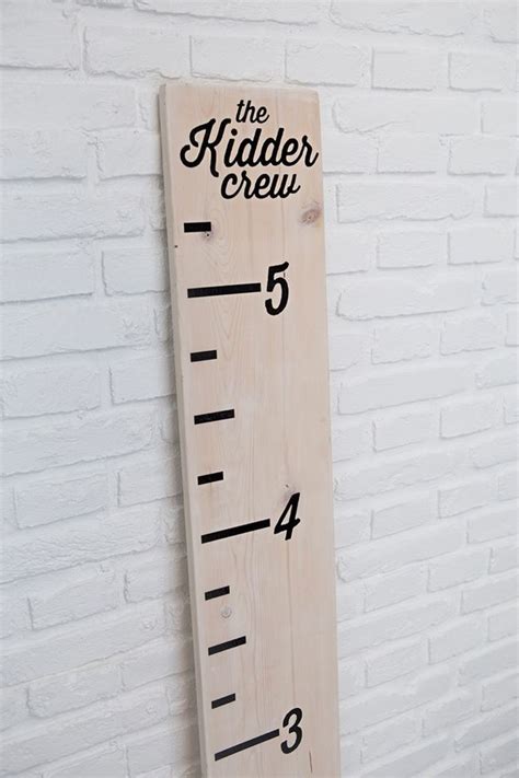 How To Make A Kids Ruler Growth Chart With The Cricut Joy! in 2020 ...