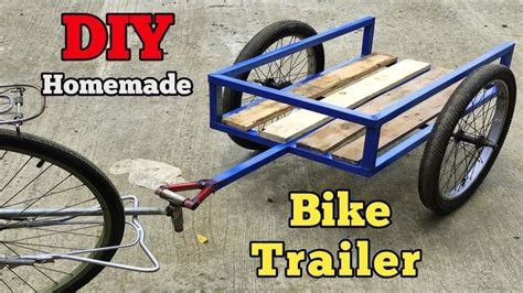 How To Build a DIY Cargo Bicycle Trailer - Cargo Bike Trolley Cart ...