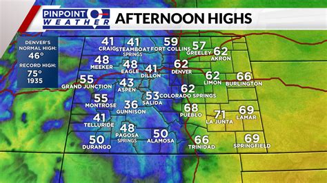 Colorado Weather Map