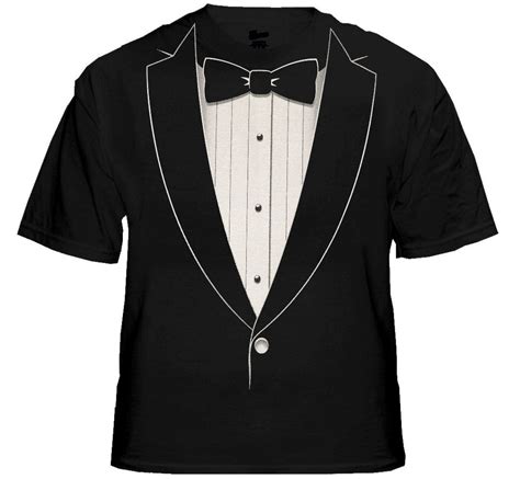 "The Classic" Black Tie Tuxedo T-Shirt | Be Wild – Bewild