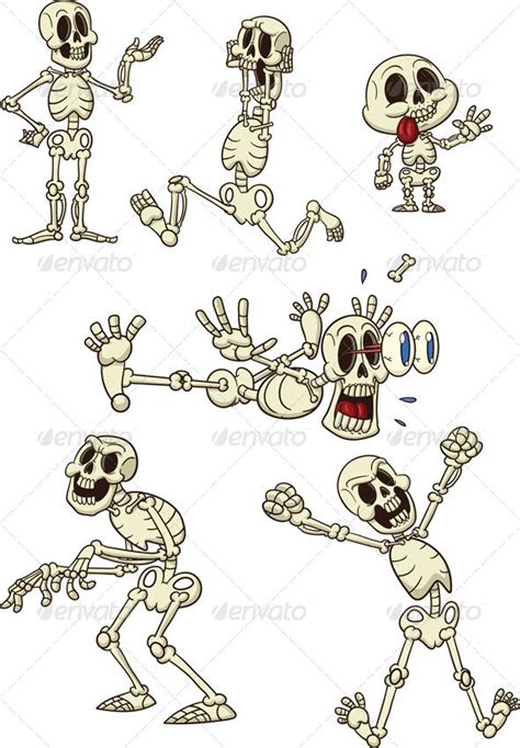 Cartoon Skeletons | Skeleton drawings, Cartoon drawings, Retro cartoons