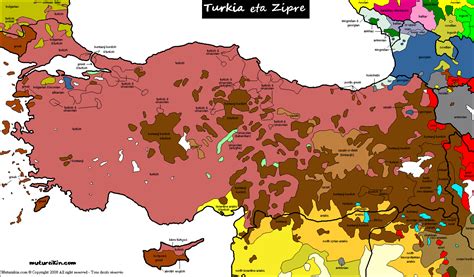 Armenian Language Map