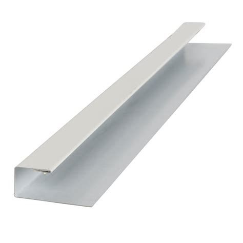 Metal Sales 2-in x 126-in White J-channel Metal Siding Trim in the ...