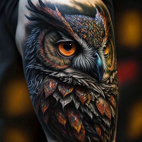 62+ beautiful and meaningful nine owl tattoo designs – 2000 Daily