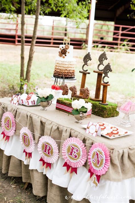 Adorable Girl Birthday Party Ideas | Horse birthday parties, Horse ...