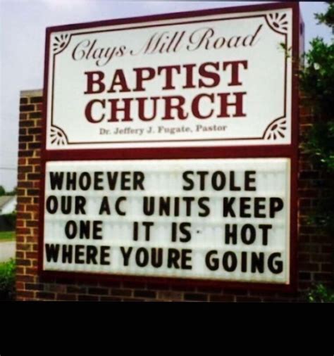 25 Church Signs Guaranteed To Make You Laugh | Signworks