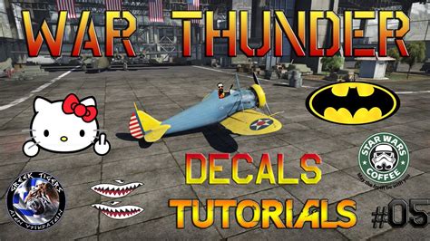 War Thunder - Tutorial 5 [Decals] (Greek) - YouTube