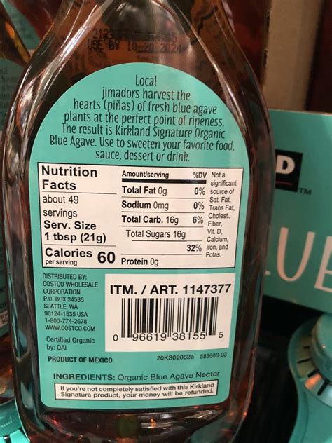 The Kirkland Blue Agave Syrup at Costco is Value Priced Sweetness!