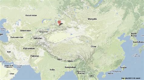 Sciency Thoughts: Magnitude 4.5 Earthquake in the Tian Shan Mountains ...