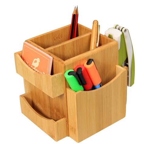 Rotating Desktop Tidy by Woodquail | Eco Gifts