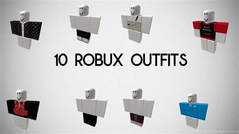 10 robux outfits (roblox clothing codes) - YouTube