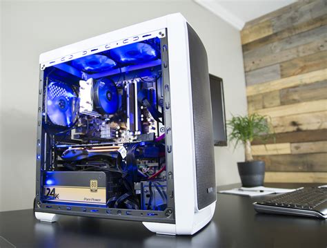 VIVO "SMART" Micro-ATX Tower Computer Gaming PC Case White 5 Fan Mounts ...