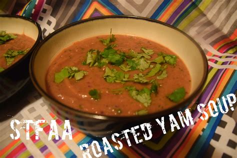 Roasted Yam Soup – surviving the food allergy apocalypse