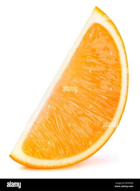 Orange fruit slice isolated Stock Photo - Alamy