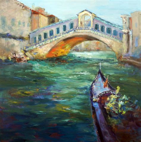 Venice "Canal Approach" Oil on Canvas all rights reserved by artist ...