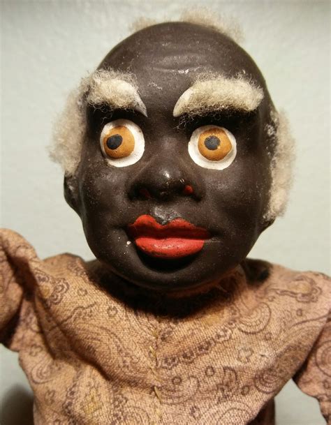 Very Early German Black Man Squeek Toy | Collectors Weekly