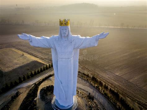 Jesus Christ the King stock photo. Image of polish, stone - 136158656