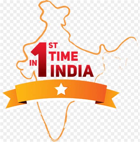 1st Time In India - 1st Time In India Logo PNG Transparent With Clear ...