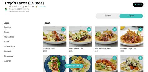 Trejo's Tacos Menu With Prices [Updated June 2024] - TheFoodXP