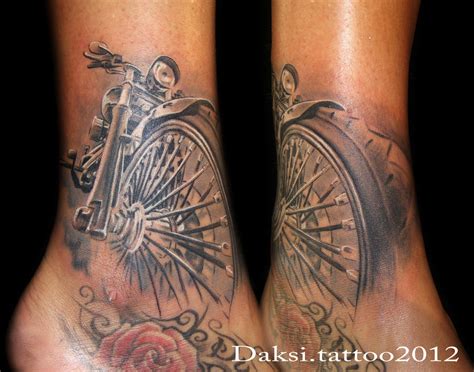 Harley Davidson Tattoos For Women - Beautiful Tattoos Art