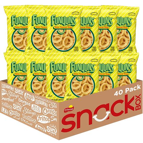 Funyuns Onion Flavored Rings, .75 Ounce (Pack of 40) 40ct Original ...