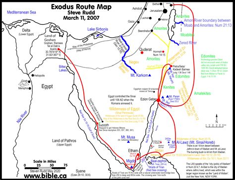 The Exodus Route: Wilderness of Sinai