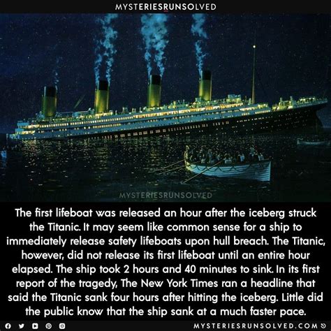 The Dark Secrets And Little-Known Facts Behind The Titanic Disaster ...