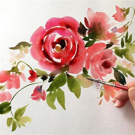 Found on Google from uk.pinterest.com | Watercolor flower art, Floral ...