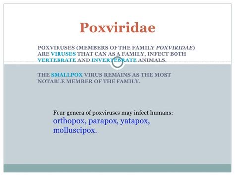 Poxviruses