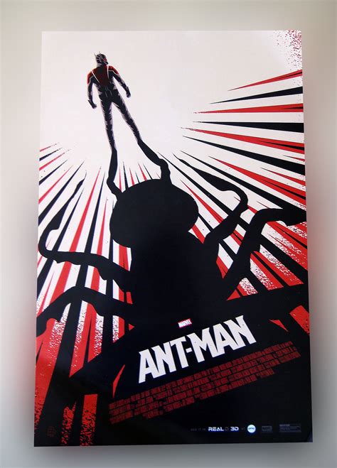 ANT-MAN 11x17 LIMITED PREMIER MOVIE POSTER....11x17 Original Mint ...