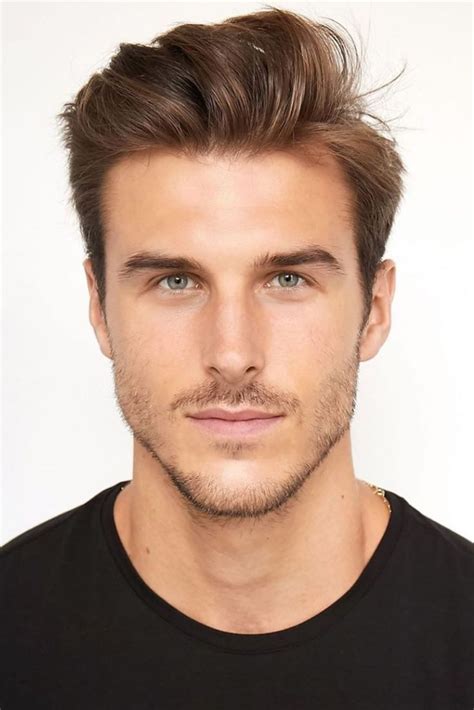 49 Classy Oval Face Hairstyle For Men Photos