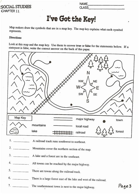 50 Using A Map Scale Worksheet