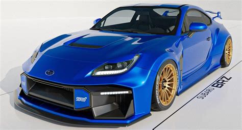 A Subaru BRZ STi Ain’t Happening But This Designer Rendered A Widebody ...