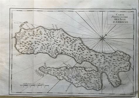 Map of Ambon Island - Bellin (c.1775)