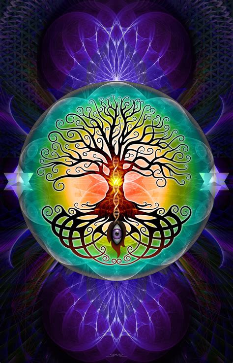 Visionary Art - Visionary Art by Ralf Schuetz | Tree of life art, Tree ...