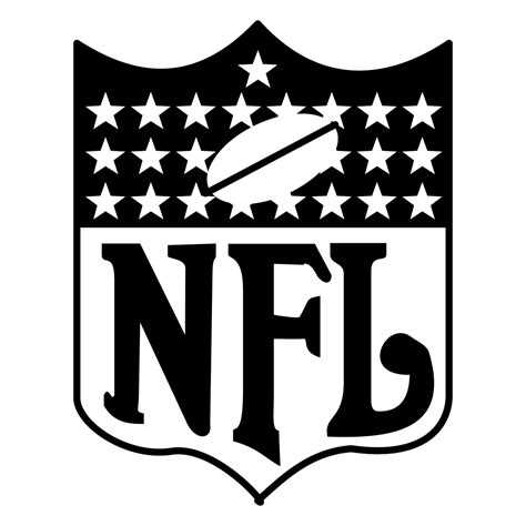 NFL Logo Black and White – Brands Logos