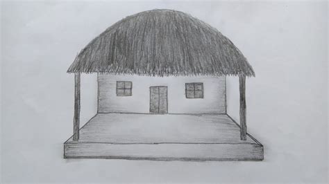 Mesmerising Indian Village Drawing Village Drawing, Art Village ...