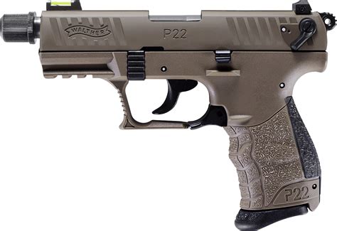 The P22 Q Tactical FDE | A Walther Premiere Rimfire Pistol