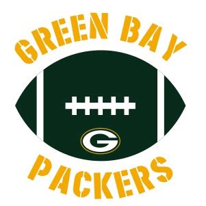 Buy Green Bay Packers Ball Logo Svg Png online in USA