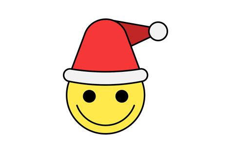 Christmas Icon Lineal Color Hat Emoji Graphic by cfnyarocketone ...