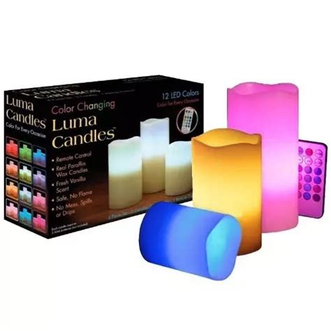 Colour Changing Led Luma Candles With Remote Control | Konga Online ...