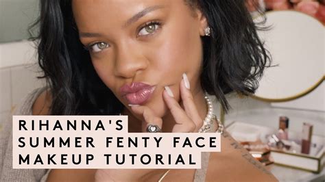 RIHANNA'S SUMMER FENTY FACE MAKEUP TUTORIAL | FENTY BEAUTY - NY Beauty ...