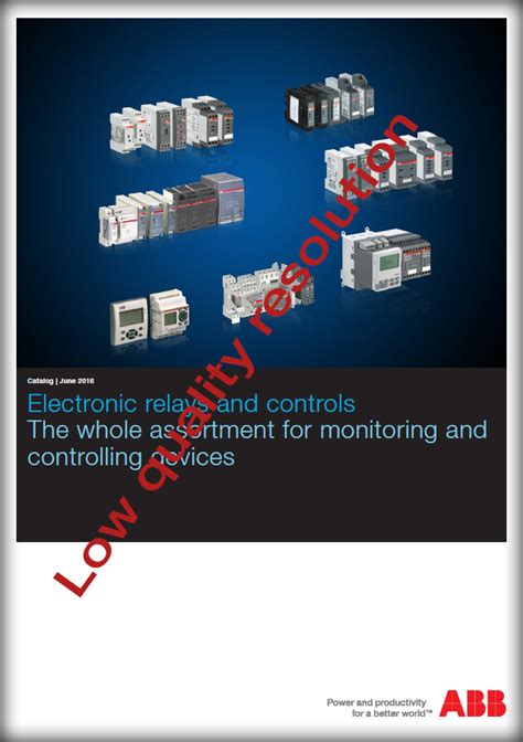 Electronic relays and controls catalog 2016 - Electronic relays and ...