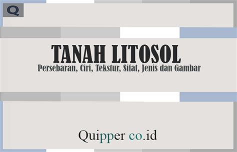 Tanah Litosol - Persebaran, Ciri, Jenis, Manfaat & Contohnya