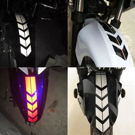 Motorcycle Stickers Reflective Wheel Car Sticker Decal on Fender ...