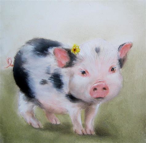 Pin by Светлана on Свинки | Pig painting, Pig pictures, Animal paintings