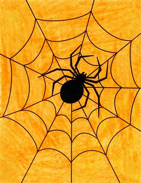 Easy How to Draw a Spider Tutorial and Spider Coloring Page | Easy ...