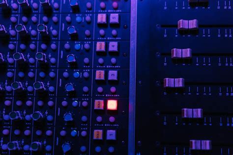 Close Up Shot of a Mixing Console · Free Stock Photo