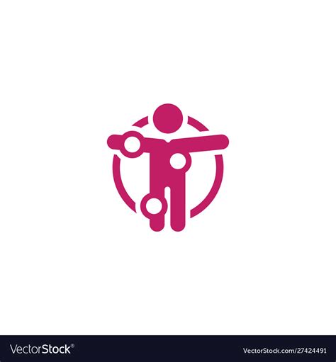 Cancer awareness design logo Royalty Free Vector Image