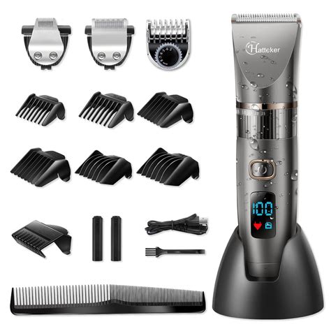 Buy Hatteker Mens Beard Trimmer Cordless Hair Trimmer Hair Clipper ...